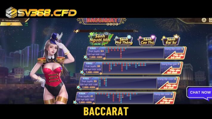 Baccarat là trò chơi bài đơn giản, dễ chơi