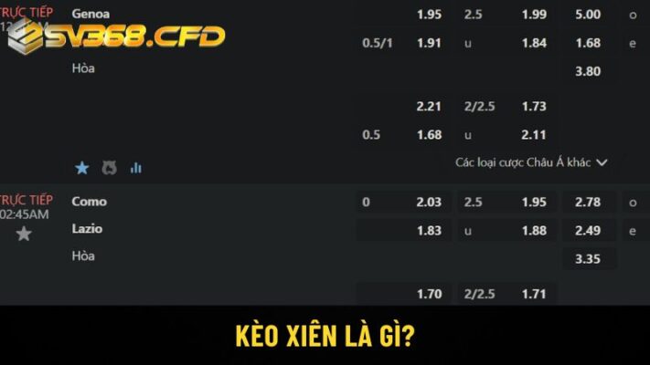 Kèo xiên là gì?