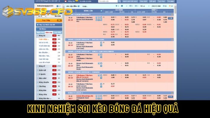 Kinh nghiệm soi kèo bóng đá hiệu quả newbie cần biết