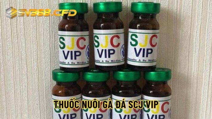 Sản phẩm thuốc nuôi gà đá SJC VIP